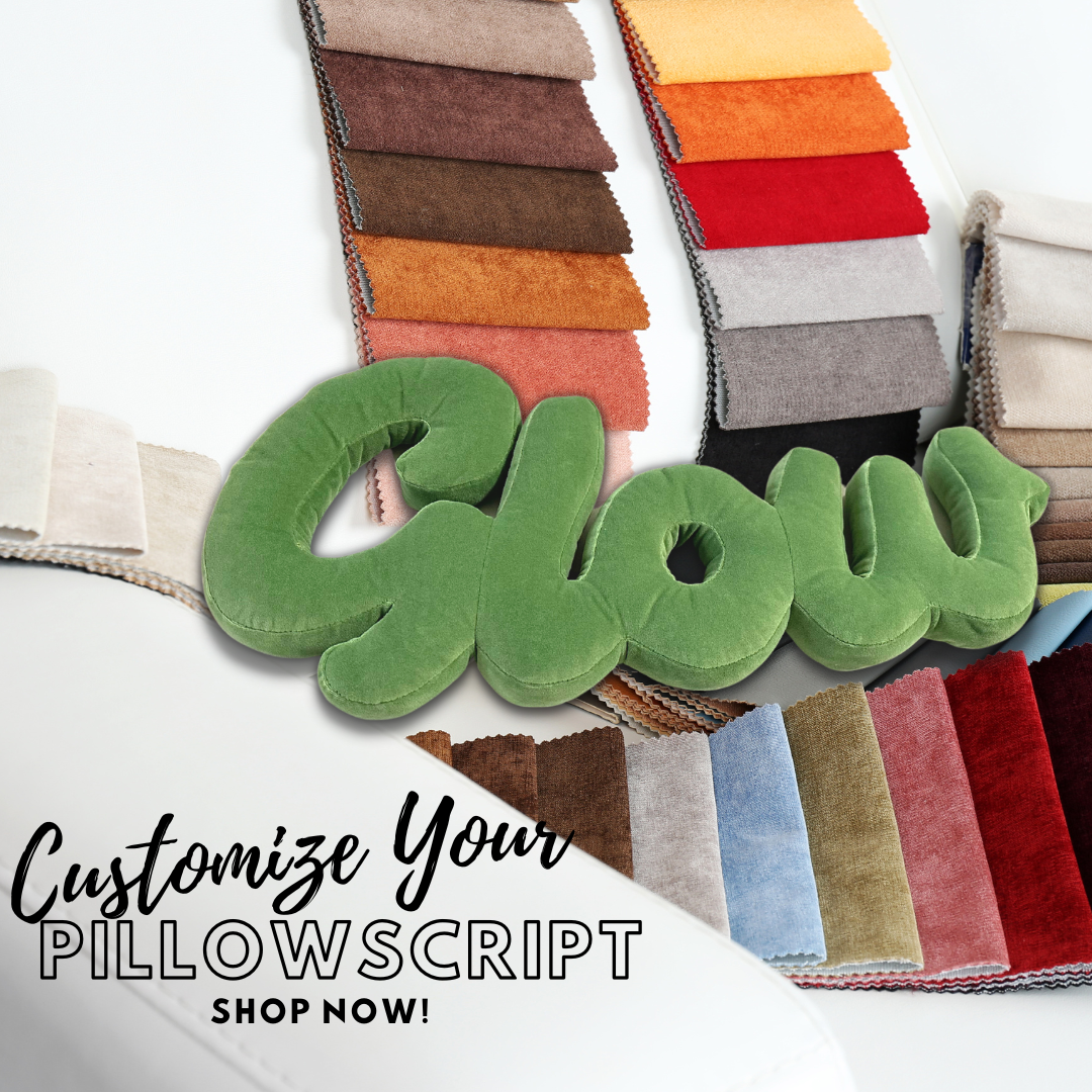 Design Your 10 Letter Script Pillow