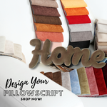 Load image into Gallery viewer, Design Your 8 Letter Script Pillow
