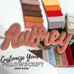 Load image into Gallery viewer, Design Your 6 Letter Script Pillow
