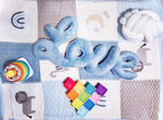 Load image into Gallery viewer, Light Blue Love Script Throw Pillow
